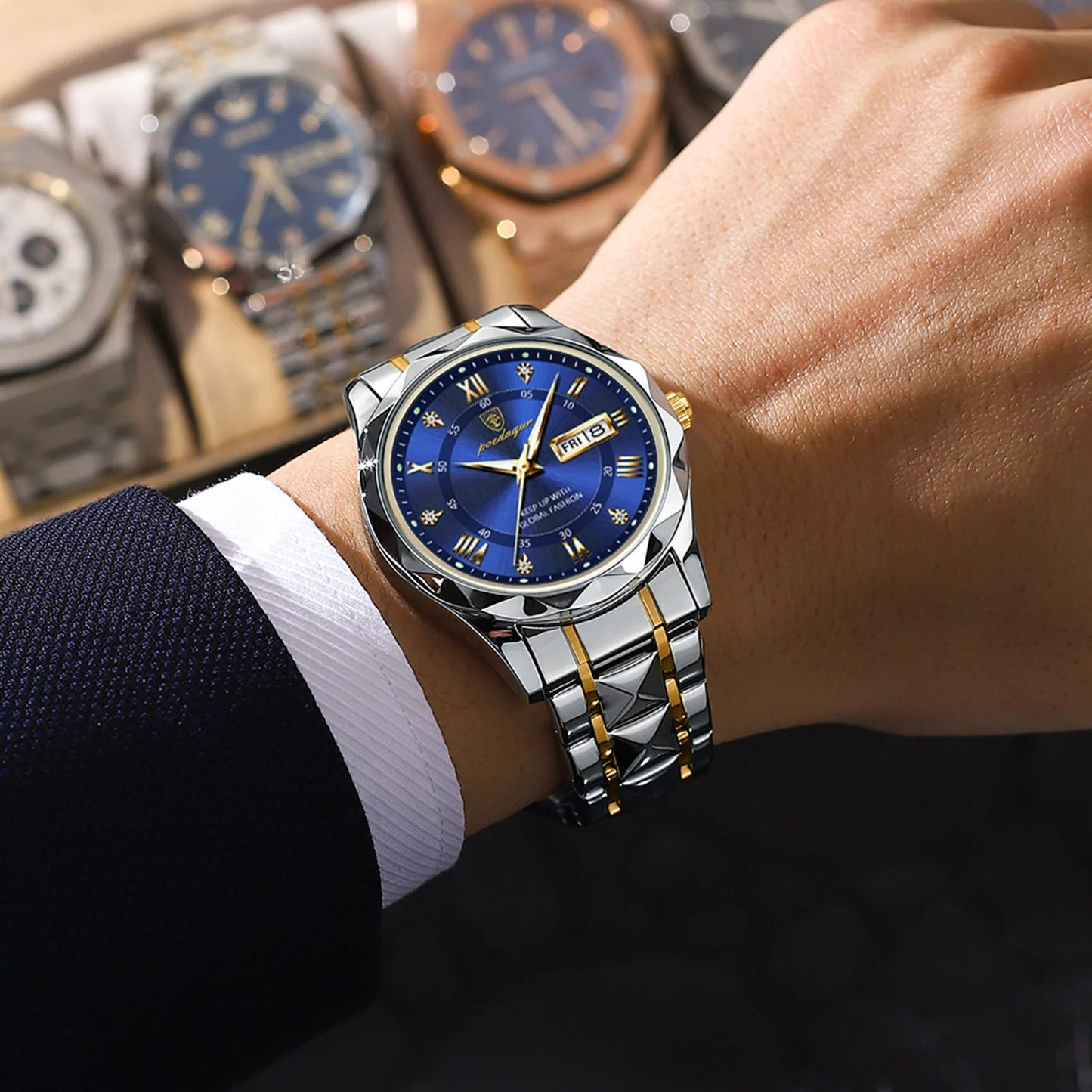 Top Brand Luxury Man Wristwatch Waterproof
